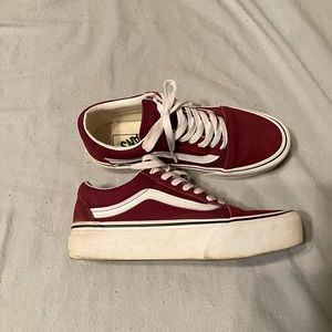 Maroon Vans Old Skool